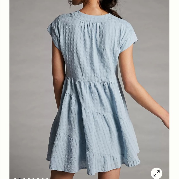 Anthropologie Maeve Tiered Tunic Dress - Picture 2 of 7